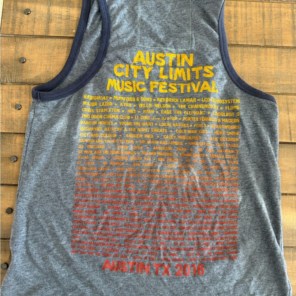 Aviator Nation Gray Tank with Texas Flag Design - Picture 3 of 3